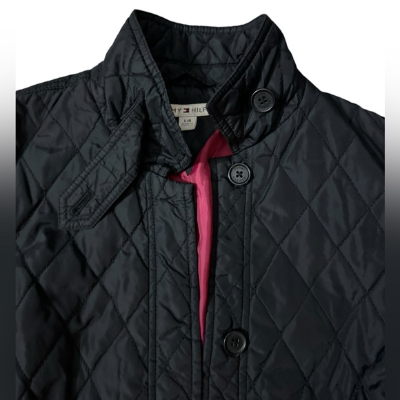 Tommy Hilfiger Women's Black  Quilted Jacket, Sz L - Picture 4 of 11